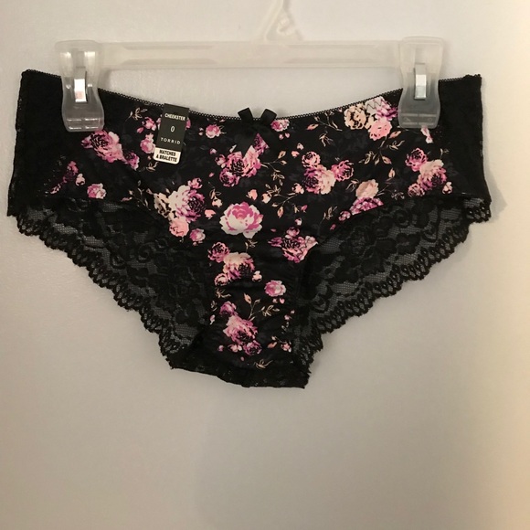 Torrid Pink Rose Lace Panties - Picture 1 of 2